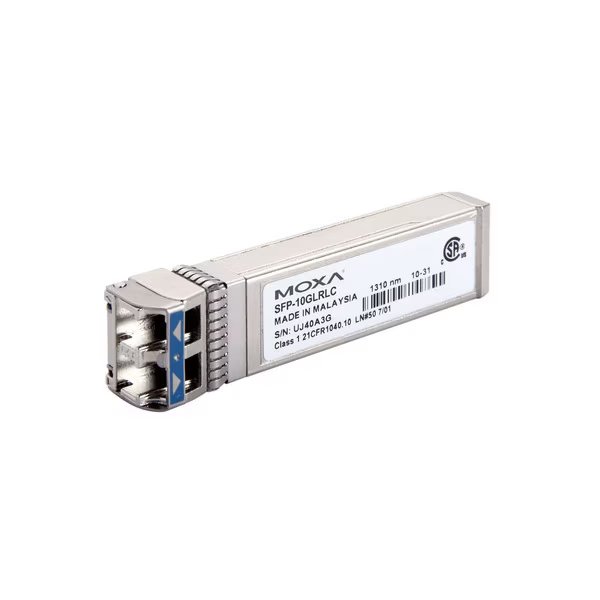 Sfp+ Module W/ 1 10Gbase-SrPort For 33M/82M/300M/400M, Moxa, Mfr#: SFP-10GSRLC-T